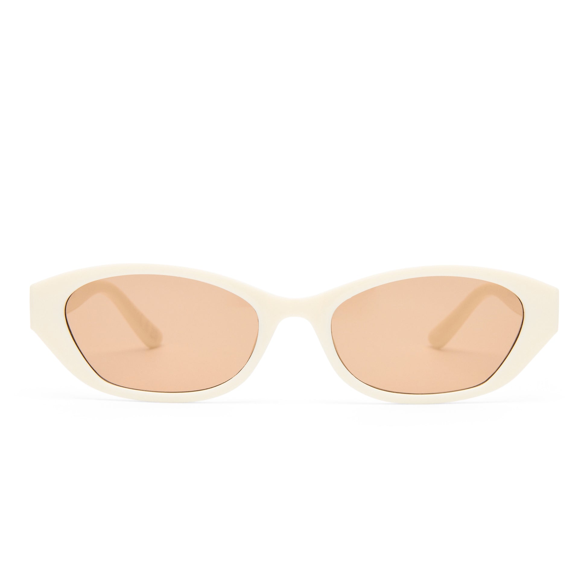 Moonstone Ivory Female Oval Sunglasses | Aire