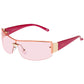 Pegasus Bright Gold Fuchsia Female Wrap Sunglasses | Aire