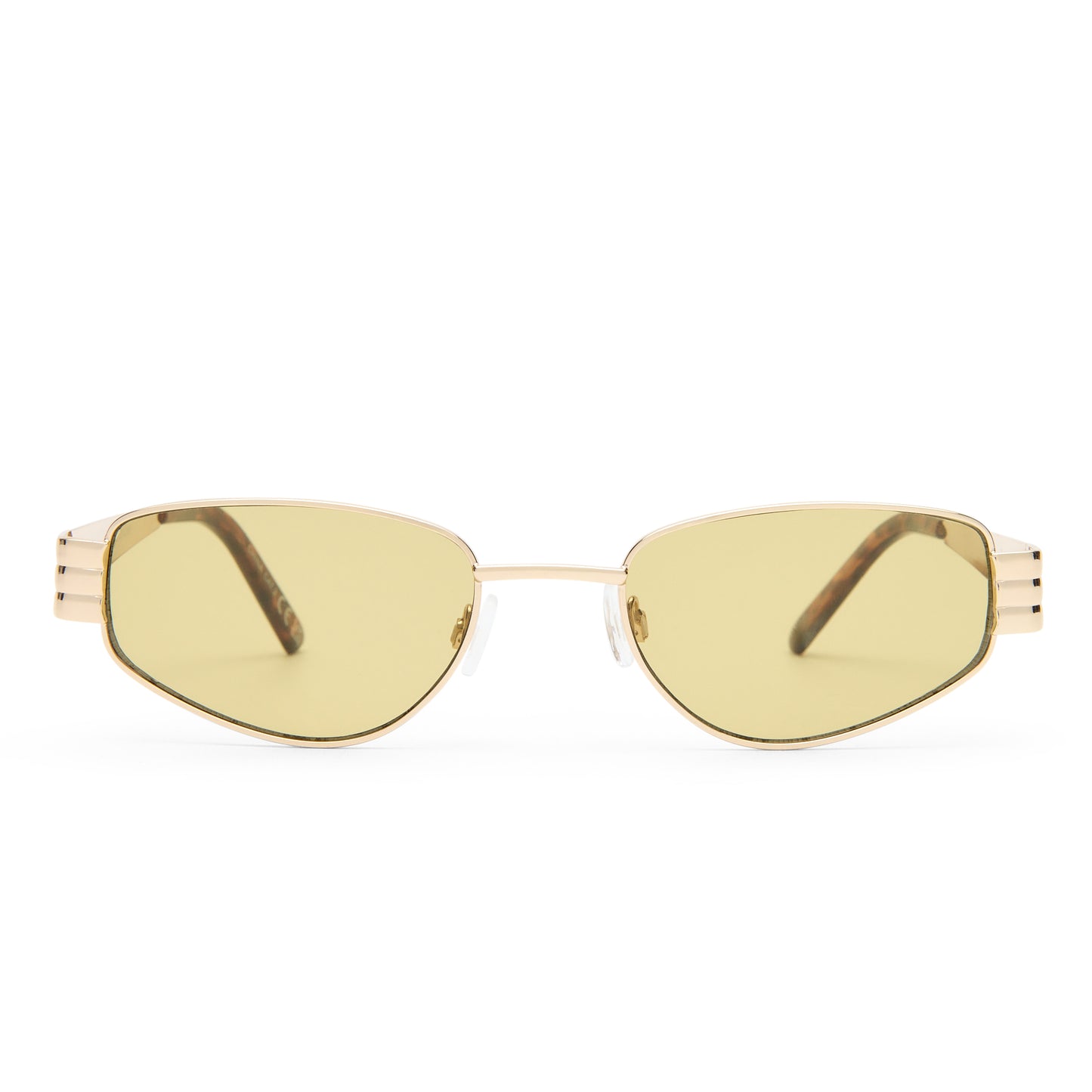 Cloudfare Gold Dark Tort Uni-Sex Aviator Sunglasses | Aire