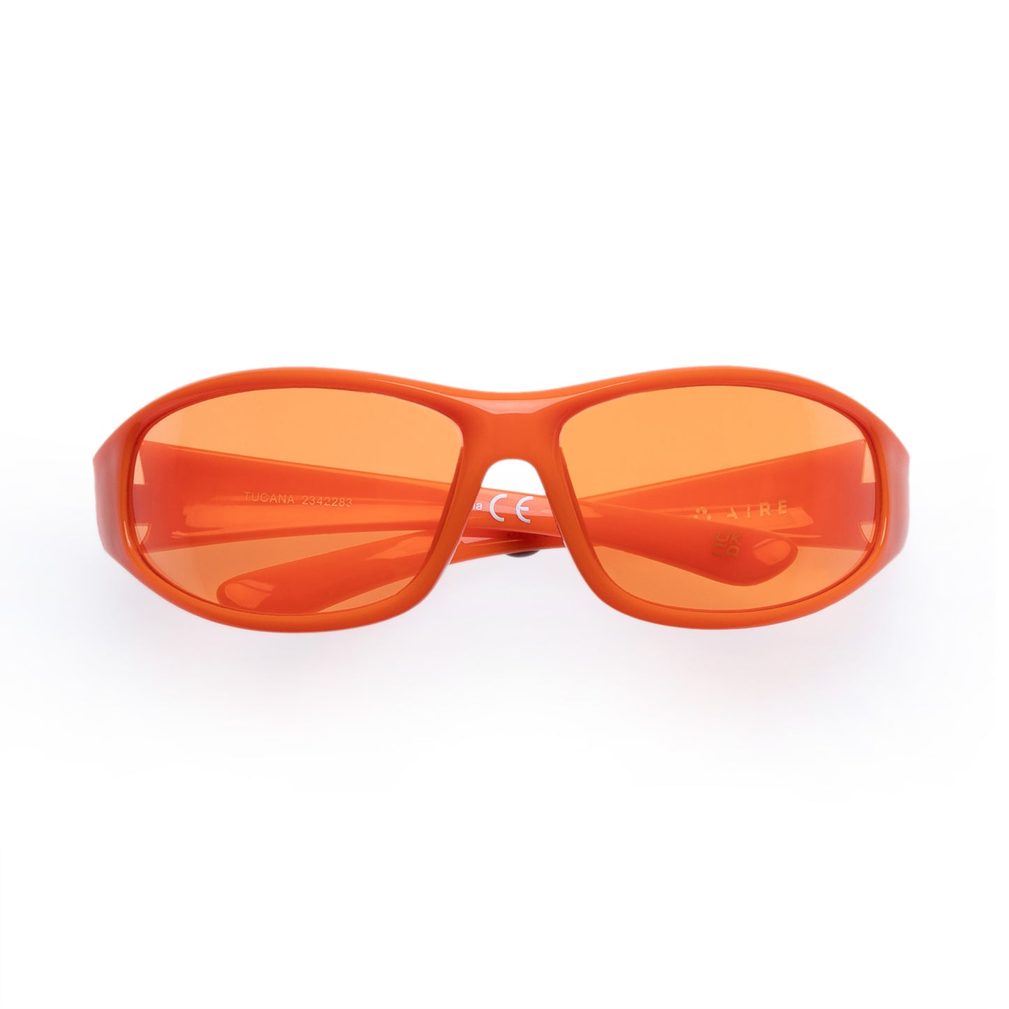 Tucana Tangerine Uni-Sex Wrap Sunglasses | Aire