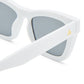 Amplitude White Female Cat-Eye Sunglasses | Aire