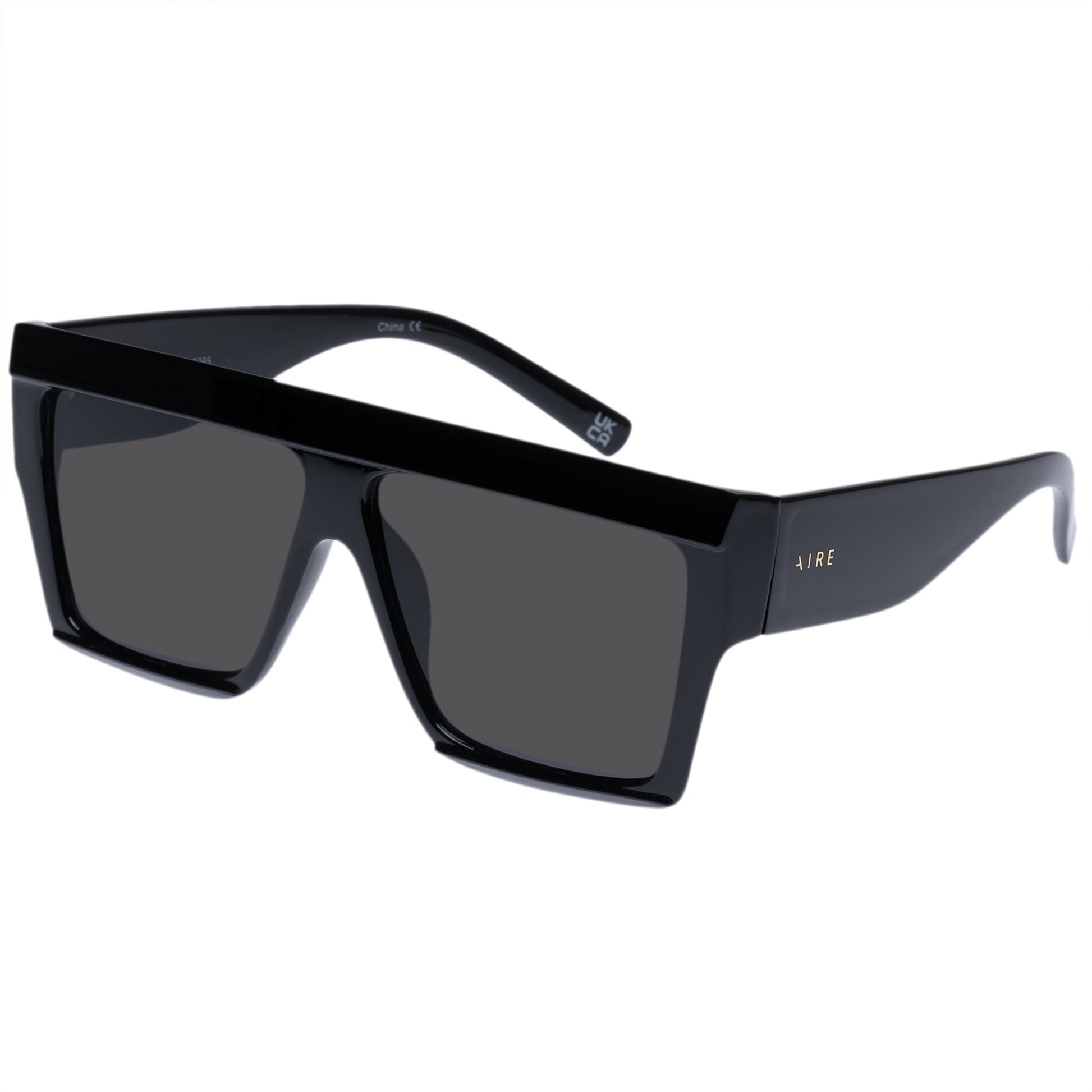 Antares Black Female Square Sunglasses | Aire