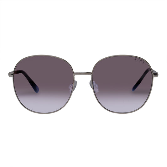 Atria Gold Female Round Sunglasses | Aire