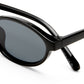 Earthshine Black Female Oval Sunglasses | Aire