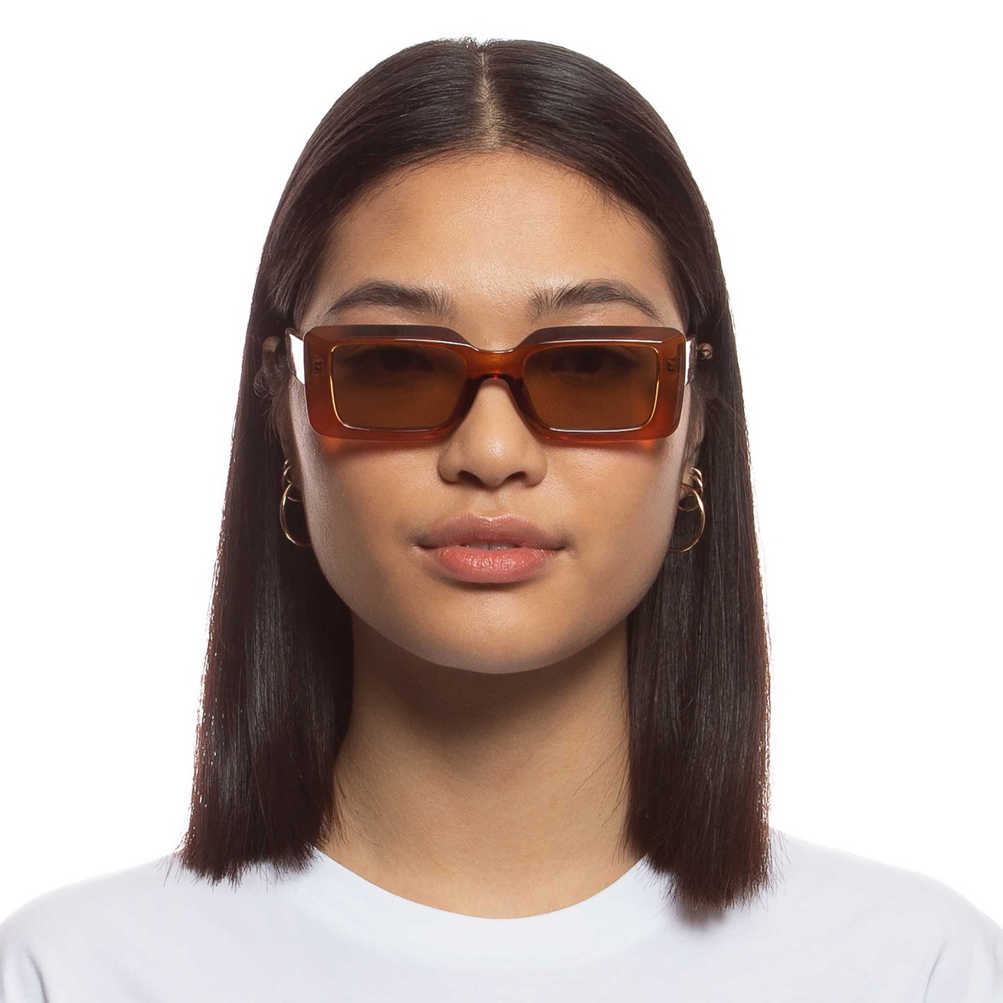 Parallax Caramel Cookie Tort Uni-Sex Rectangle Sunglasses | Aire