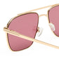 Equator Gold Tort Female Aviator Sunglasses | Aire