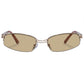 Helix Bright Gold Uni-Sex Wrap Sunglasses | Aire