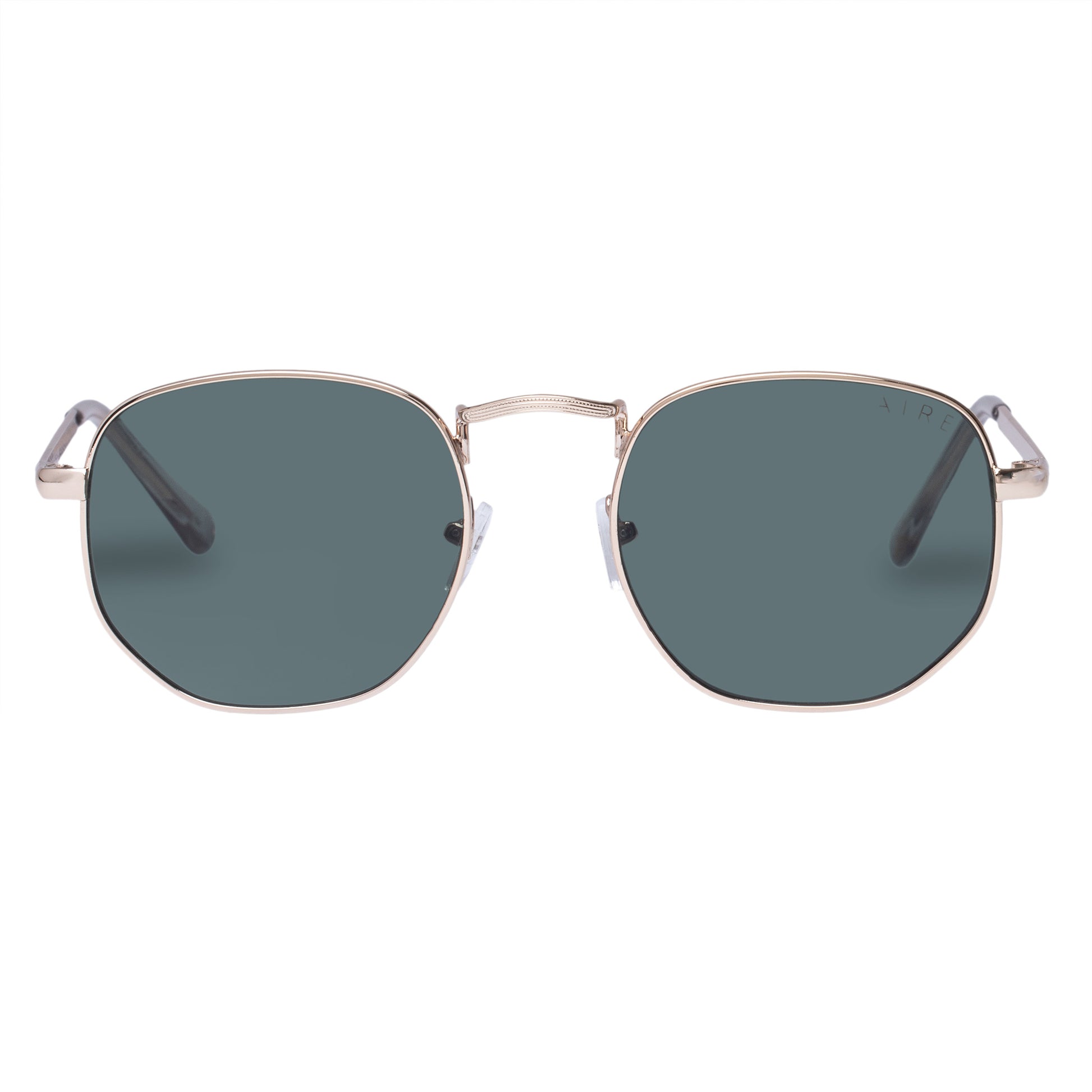 Sagitta Gold Uni-Sex Square Sunglasses | Aire