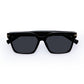 Galileo Black Uni-Sex Square Sunglasses | Aire