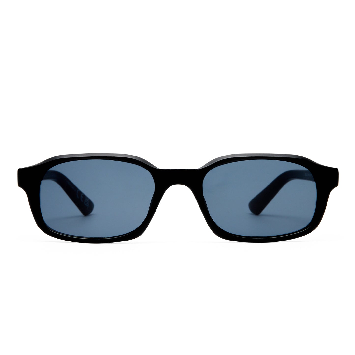 Kinetic Matte Black Uni-Sex Rectangle Sunglasses | Aire
