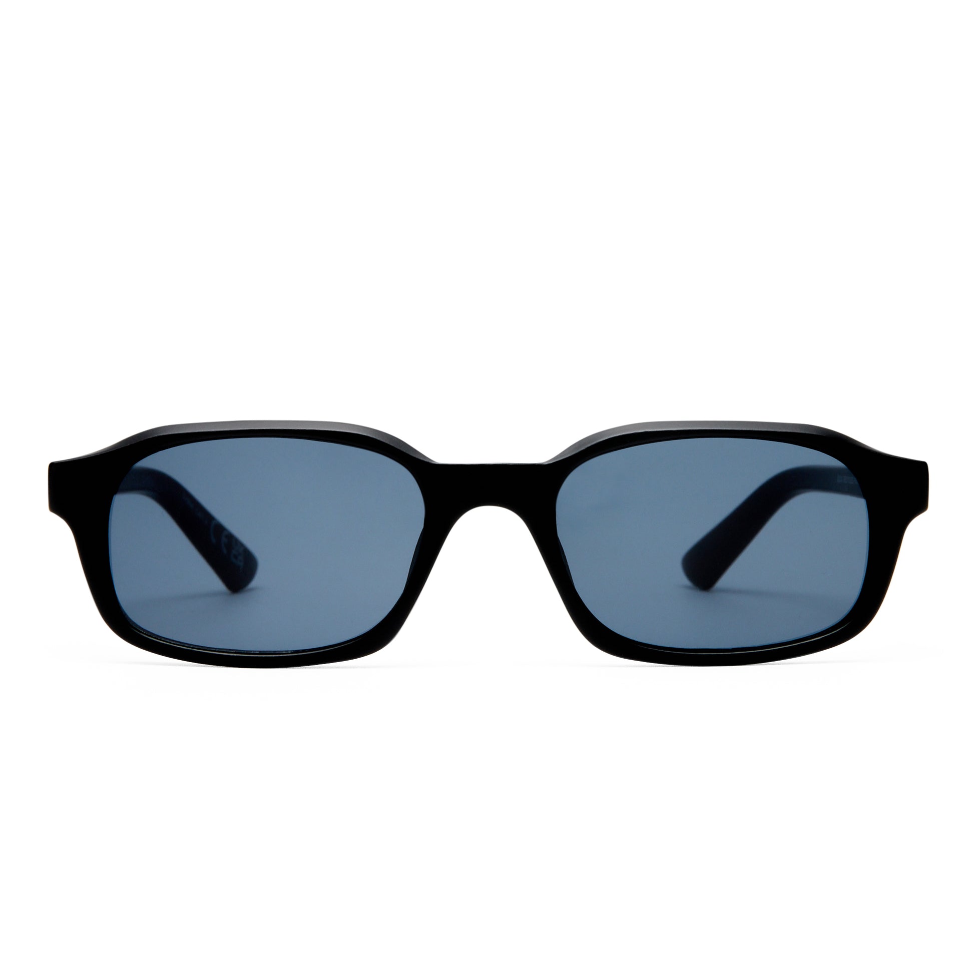 Kinetic Matte Black Uni-Sex Rectangle Sunglasses | Aire