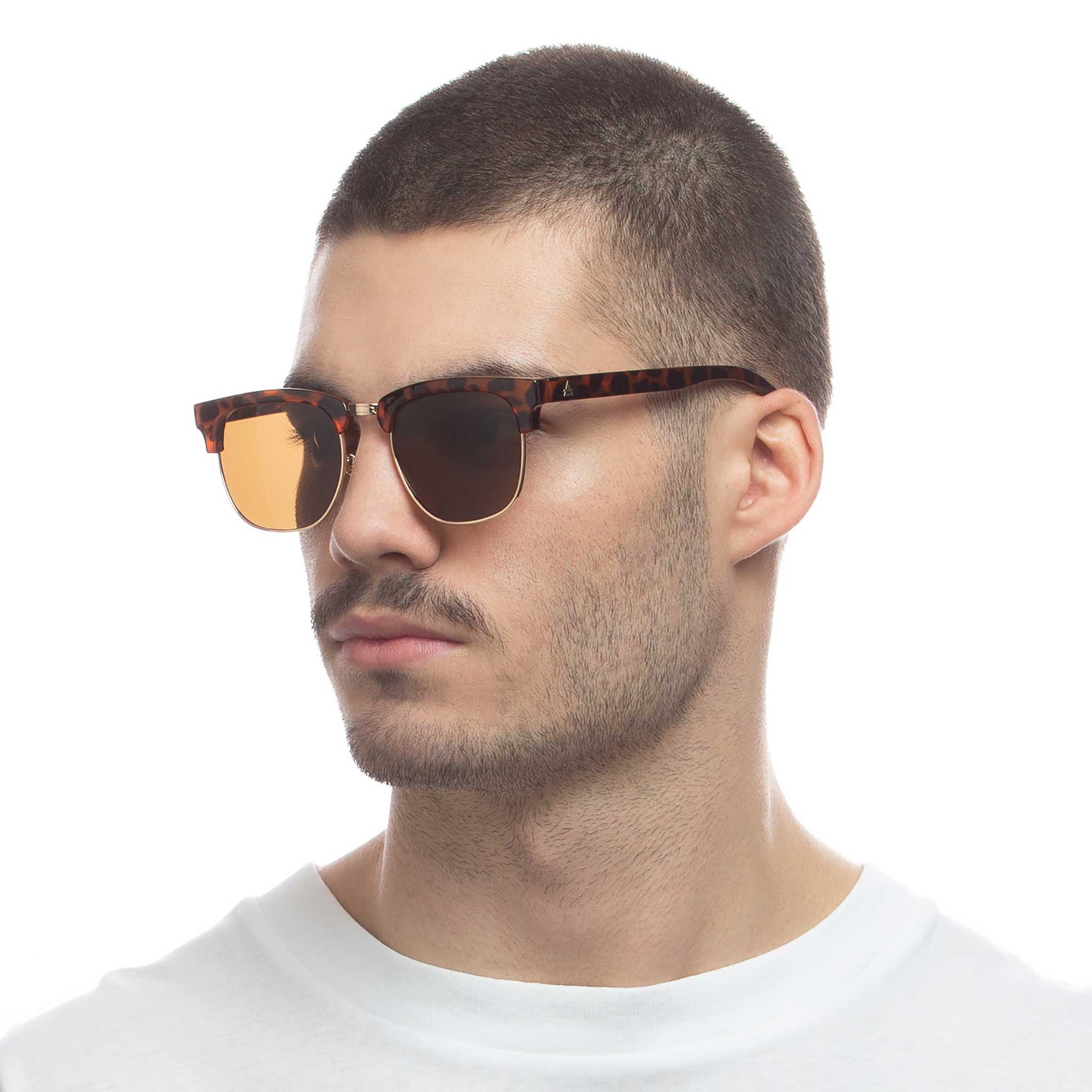 Stratosphere Dark Tort Uni-Sex Aviator Sunglasses | Aire