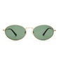 Ephermeris Gold Uni-Sex Oval Sunglasses | Aire