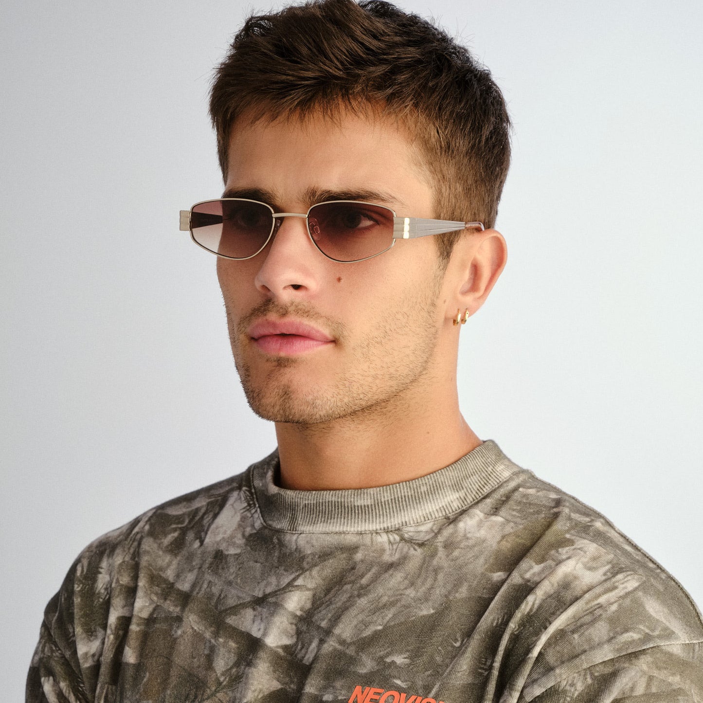 Cloudfare Gold Sand Uni-Sex Aviator Sunglasses | Aire