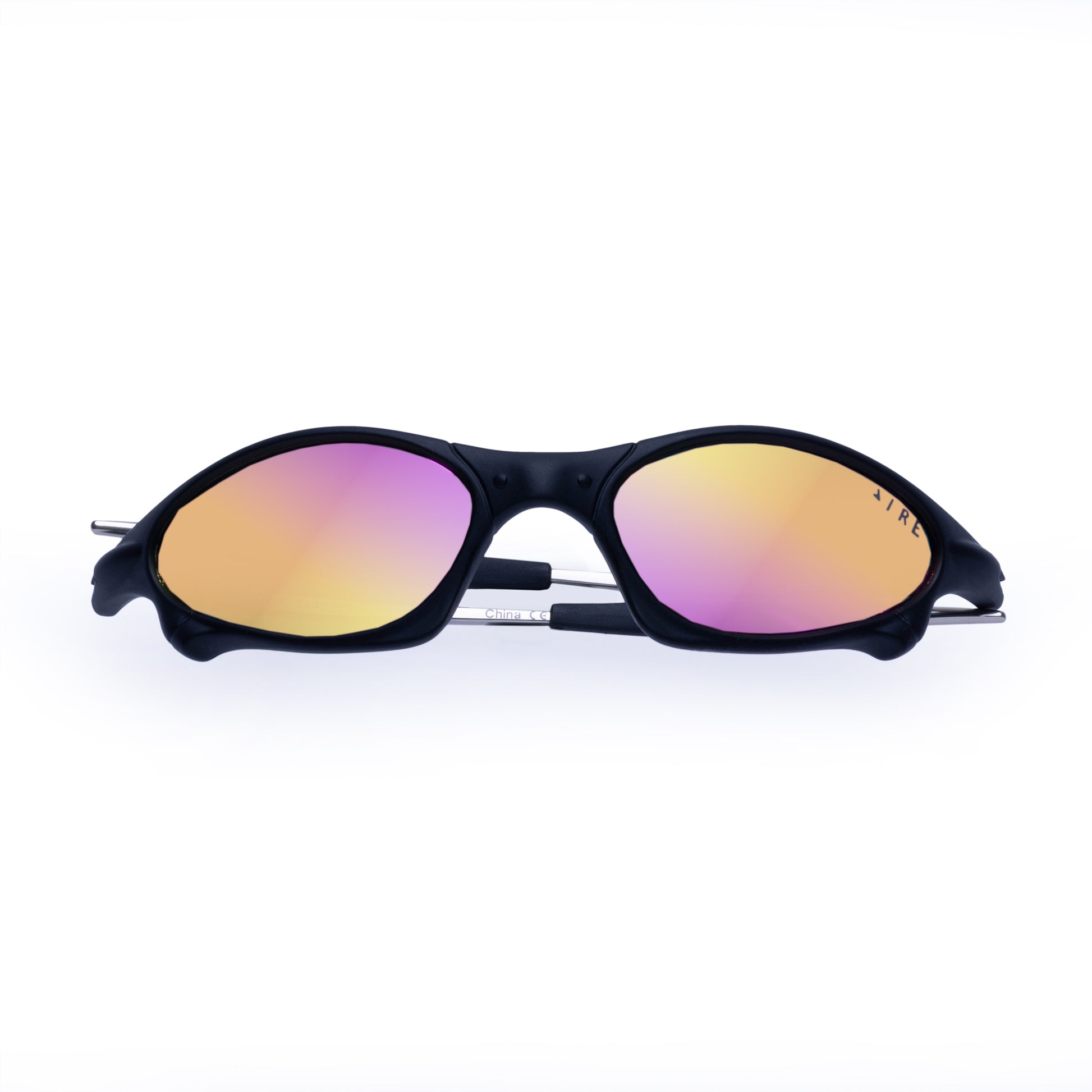 Astral Matte Black Uni-Sex Wrap Sunglasses | Aire