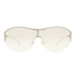 Bombshell Silver White Female Aviator Sunglasses | Aire