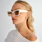 Vendetta Solid White Female Cat-Eye Sunglasses | Aire