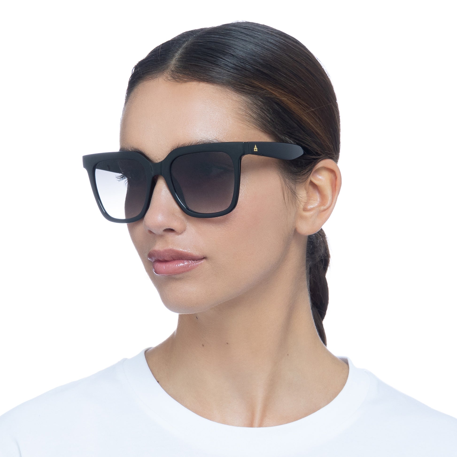 Meteorite Black Uni-Sex D-Frame Sunglasses | Aire