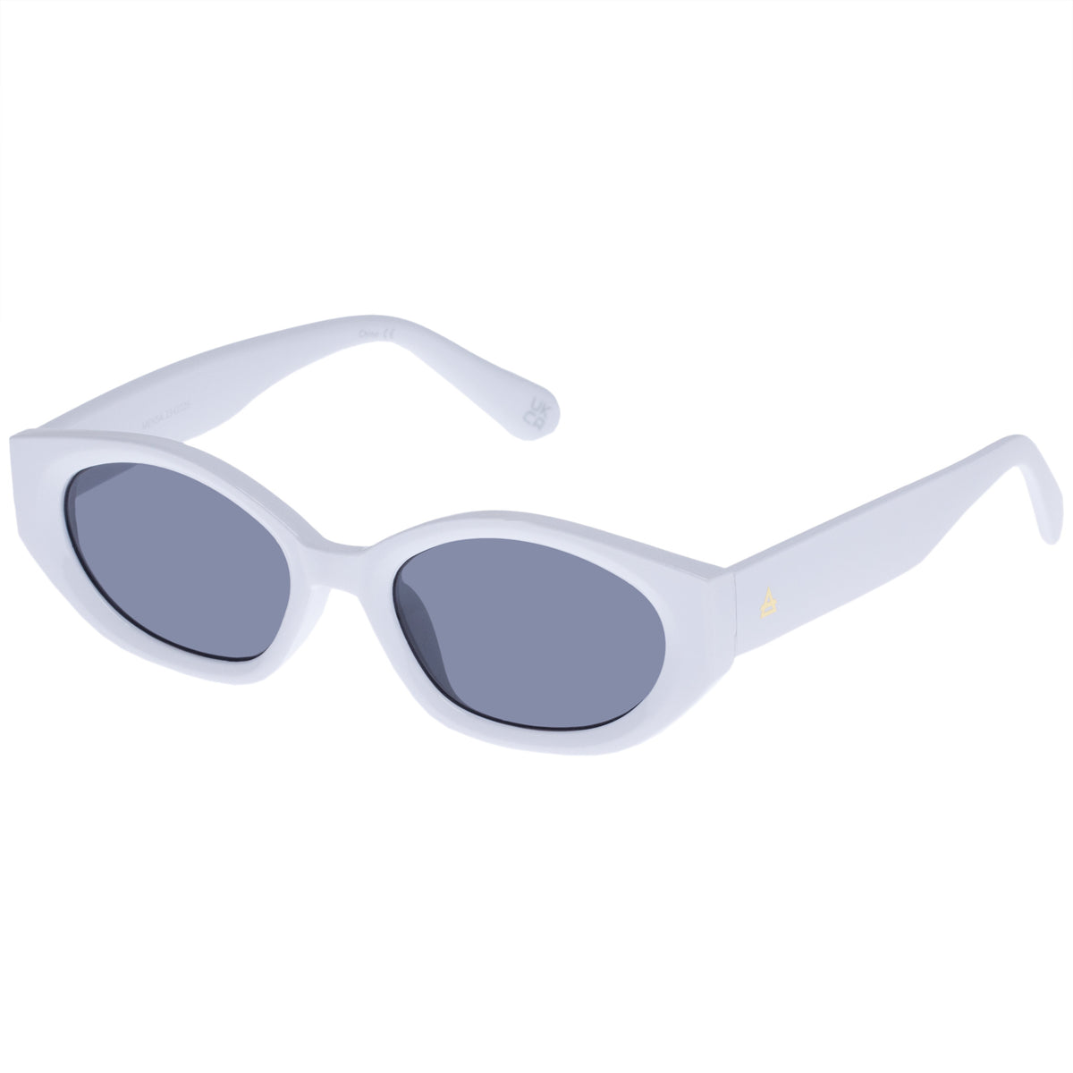 Mensa White Uni-Sex Oval Sunglasses | Aire
