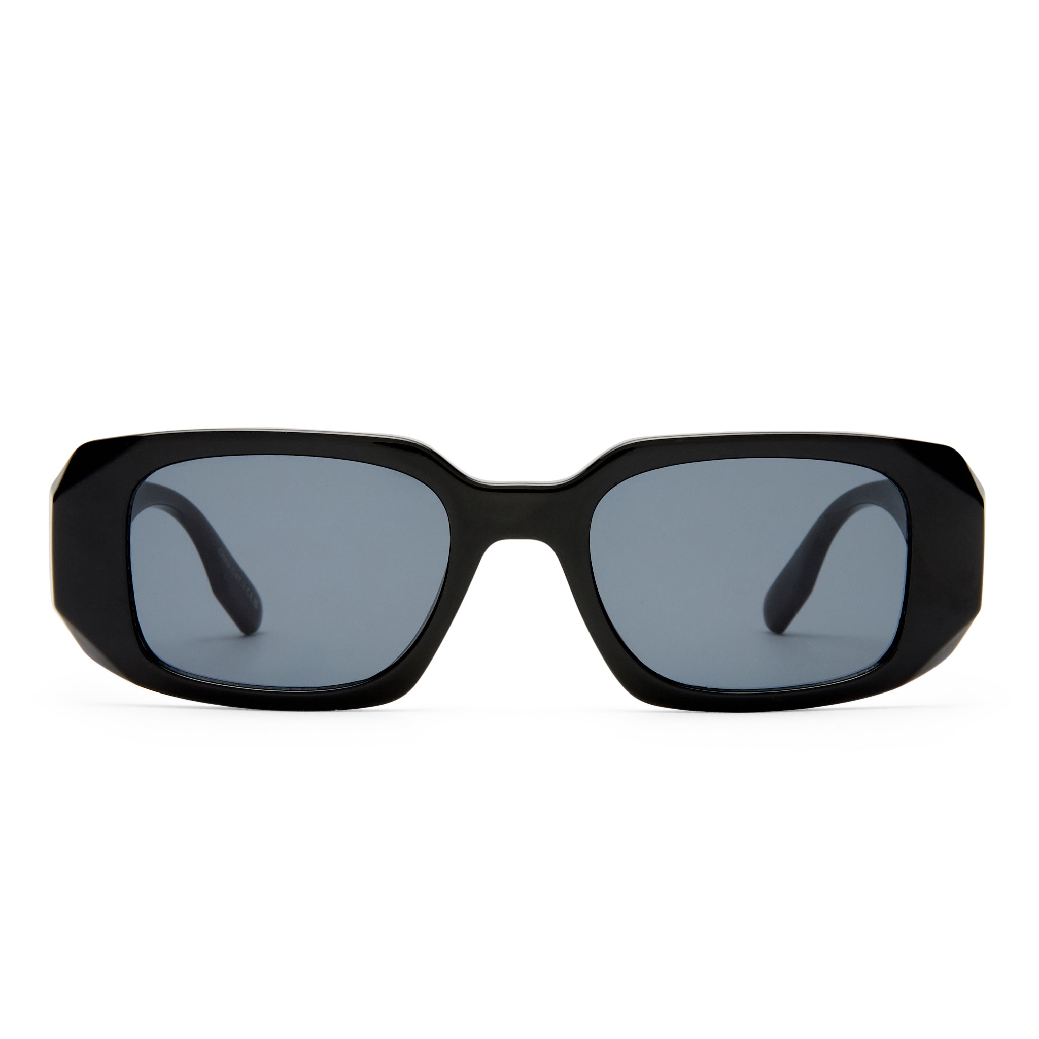 Ascendant Black Uni-Sex Rectangle Sunglasses | Aire – AIRE US