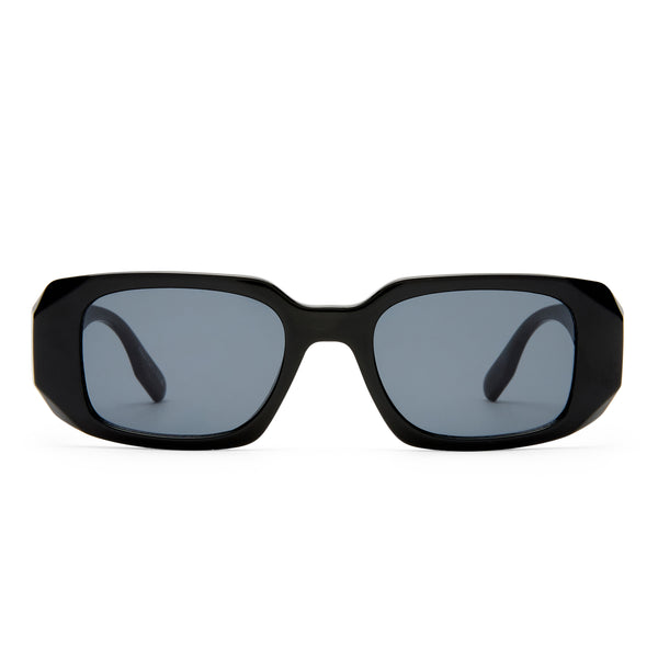 Ascendant Black Uni-Sex Rectangle Sunglasses | Aire – AIRE US