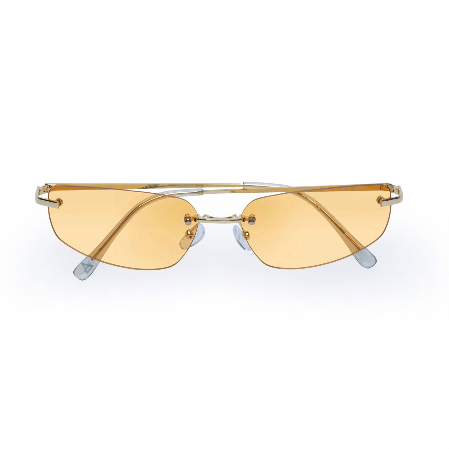 Virgo Gold Uni-Sex Rectangle Sunglasses | Aire