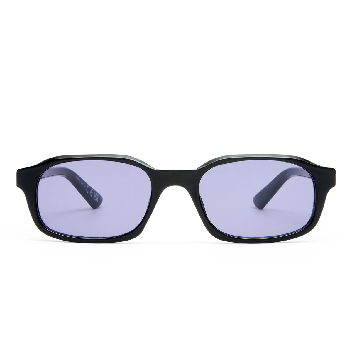 Kinetic Black Uni-Sex Rectangle Sunglasses | Aire