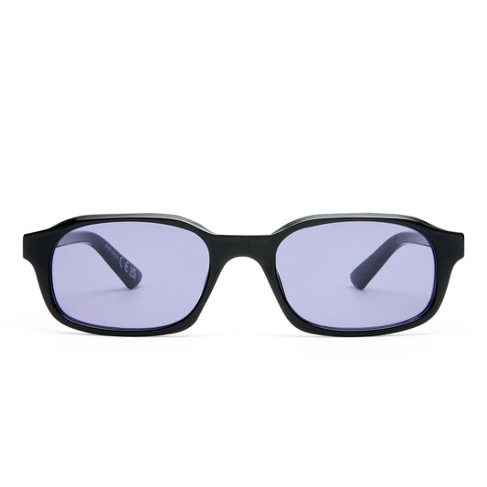 Kinetic Black Uni-Sex Rectangle Sunglasses | Aire