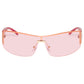 Pegasus Bright Gold Fuchsia Female Wrap Sunglasses | Aire