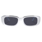 Ceres Silver Chrome Uni-Sex Rectangle Sunglasses | Aire