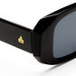 Ascendant Black Uni-Sex Rectangle Sunglasses | Aire