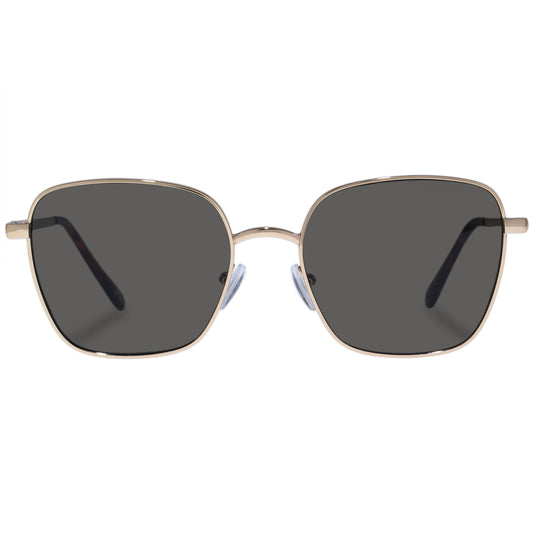 Spiral Gold Female Square Sunglasses | Aire