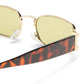 Sirius Gold Uni-Sex Rectangle Sunglasses | Aire