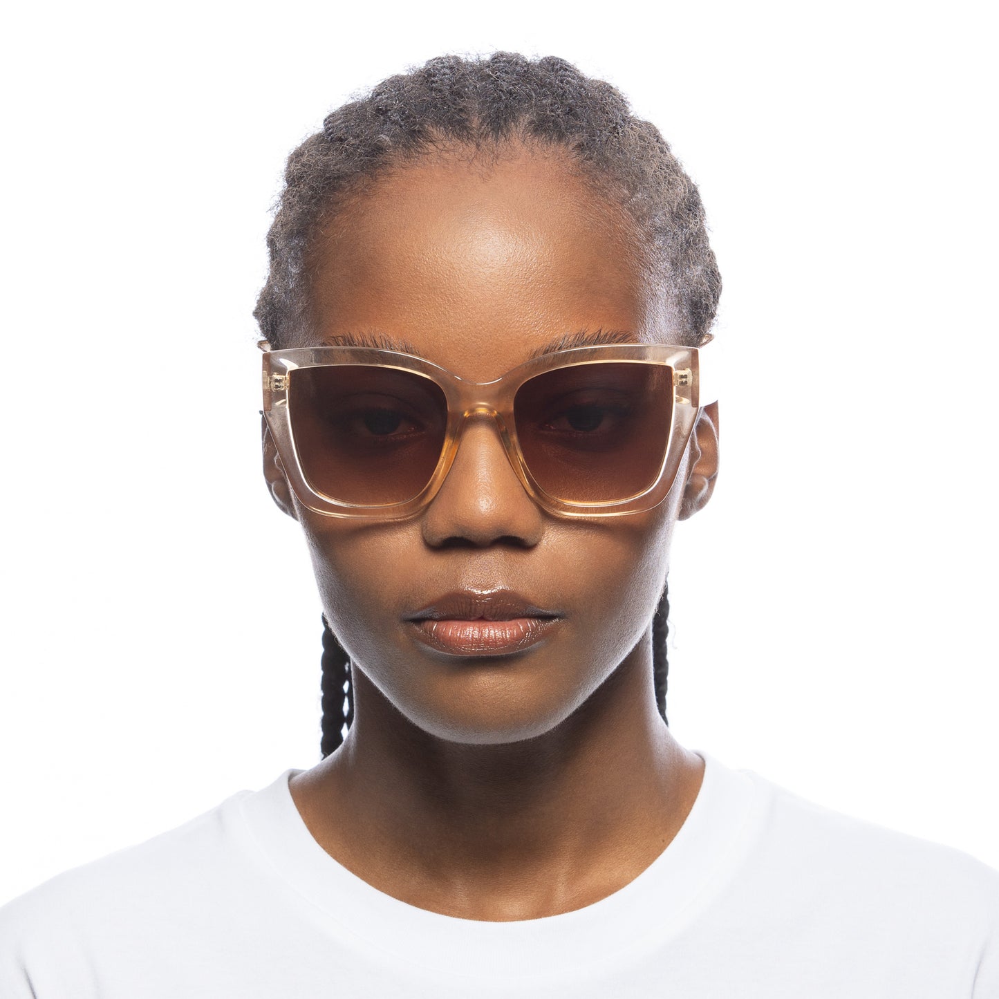 Haedus Sand Female Square Sunglasses | Aire