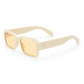 Pluto Ivory Uni-Sex Rectangle Sunglasses | Aire