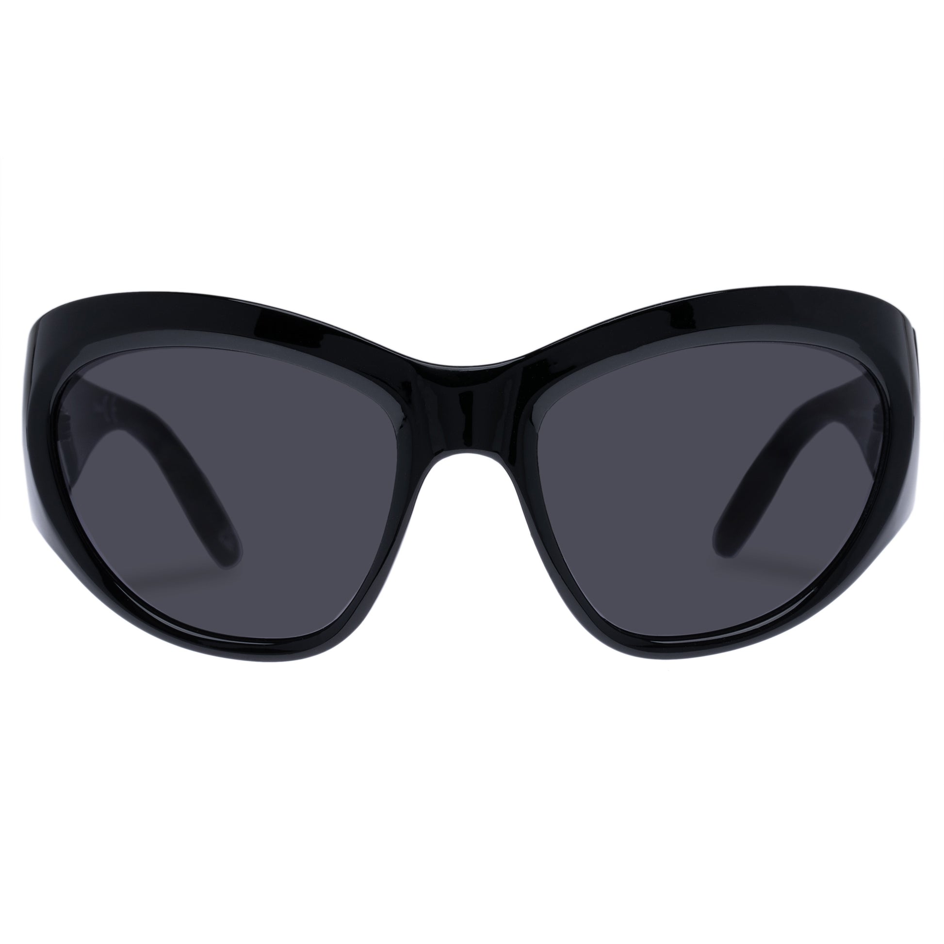 Helium Black Uni-Sex Wrap Sunglasses | Aire