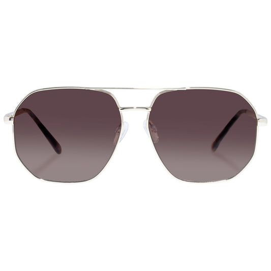 Corvus Gold Dark Tort Uni-Sex Aviator Sunglasses | Aire