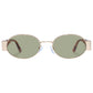 Mars Satin Gold Vintage Tort Uni-Sex Oval Sunglasses | Aire