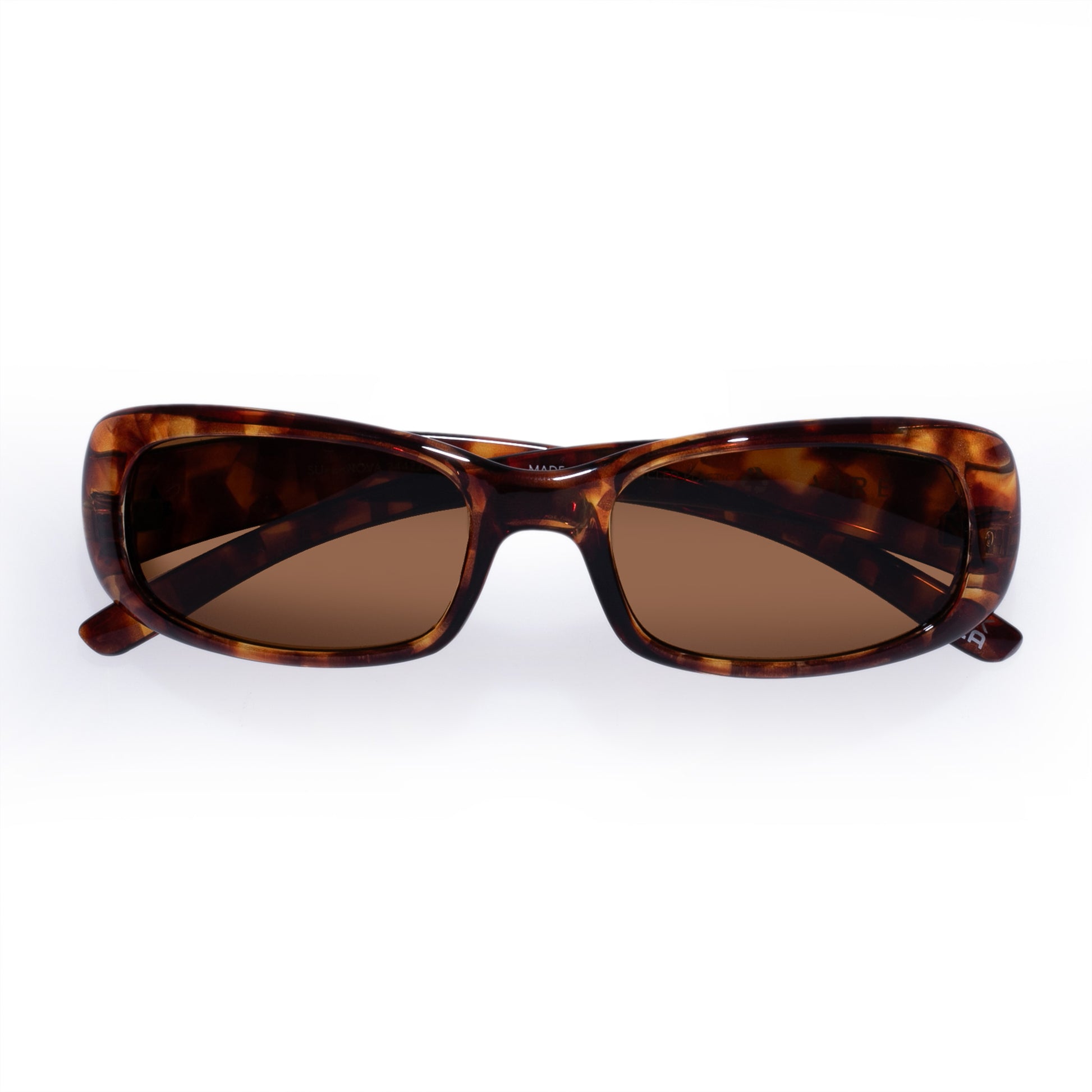 Supernova Dark Tort Uni-Sex Wrap Sunglasses | Aire