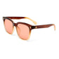 Lunar Brown Grad Uni-Sex Rectangle Sunglasses | Aire