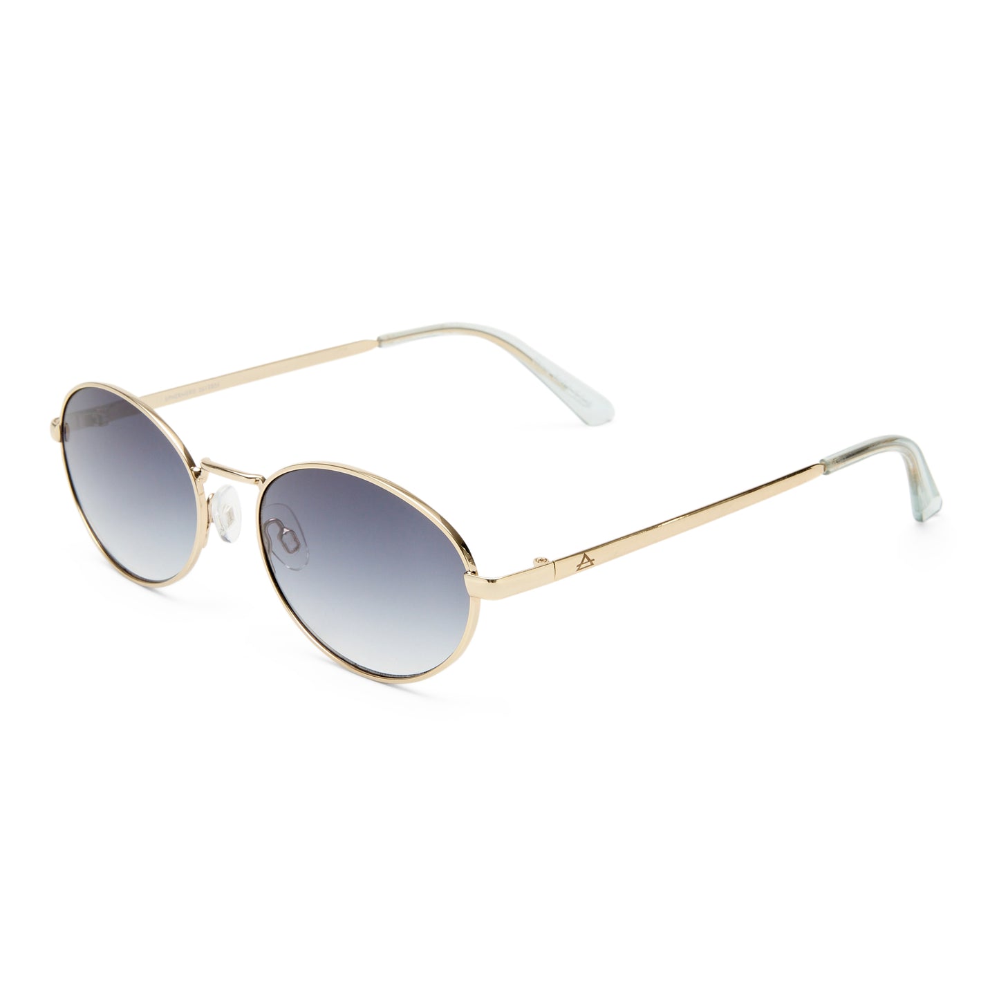 Ephermeris Gold Uni-Sex Oval Sunglasses | Aire
