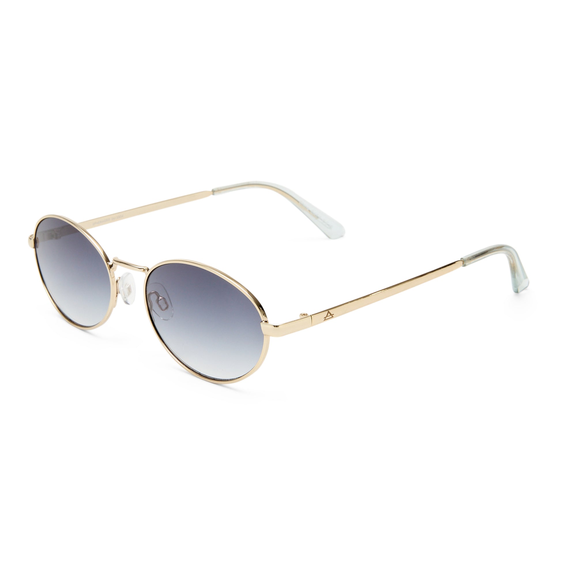 Ephermeris Gold Uni-Sex Oval Sunglasses | Aire