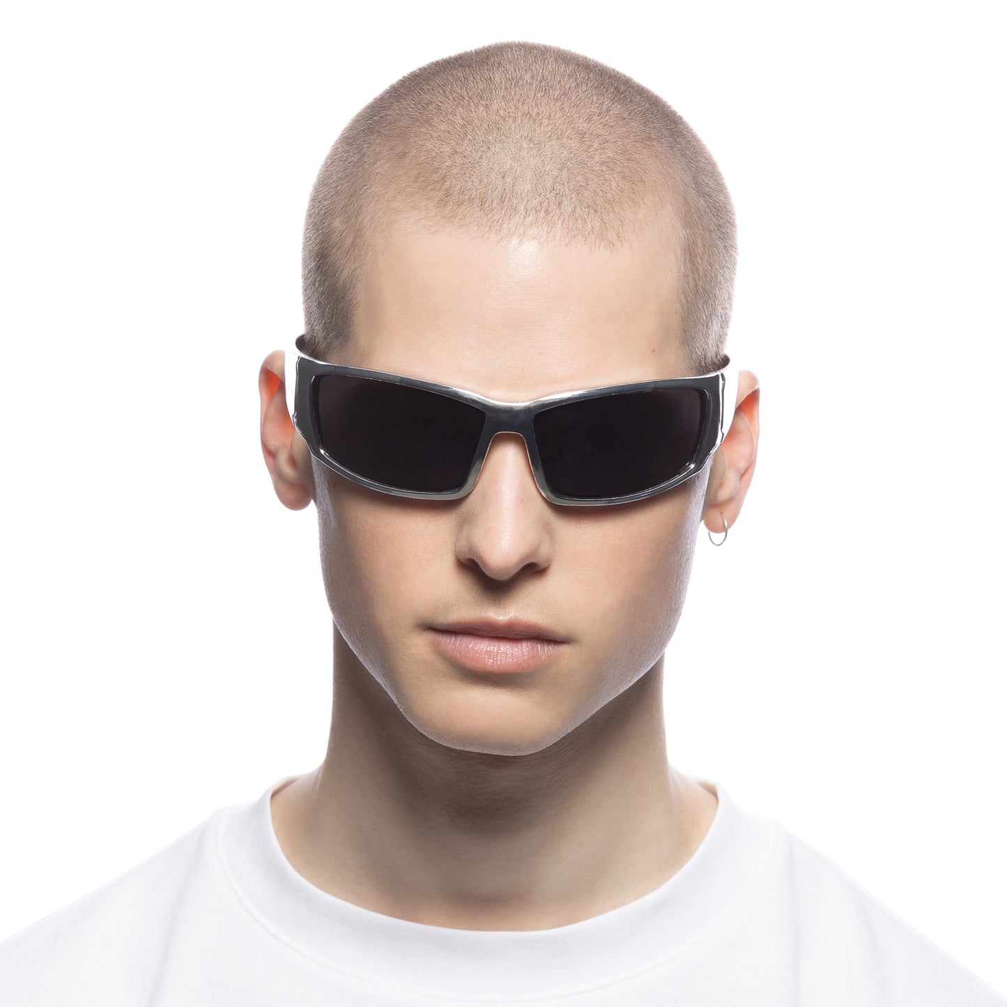 Scorpian Silver Chrome Uni-Sex Wrap Sunglasses | Aire