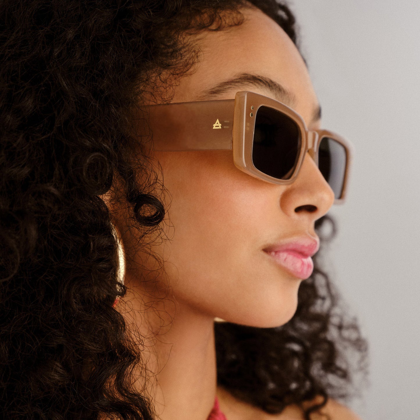 Orion Fawn Uni-Sex Rectangle Sunglasses | Aire