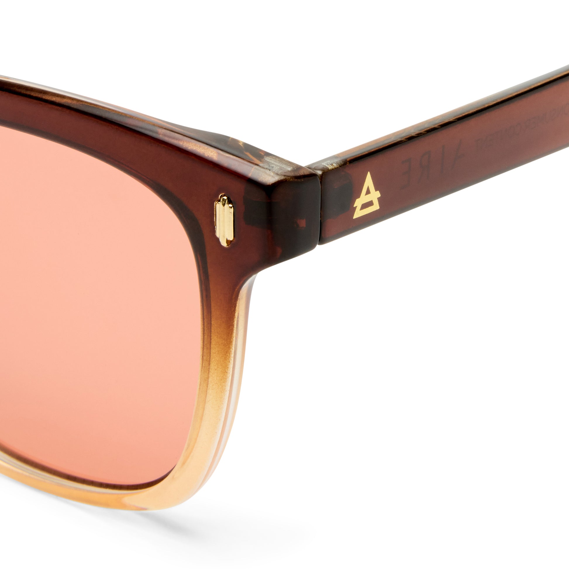 Lunar Brown Grad Uni-Sex Rectangle Sunglasses | Aire