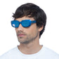 Orbit Pearl Cobalt Uni-Sex Rectangle Sunglasses | Aire