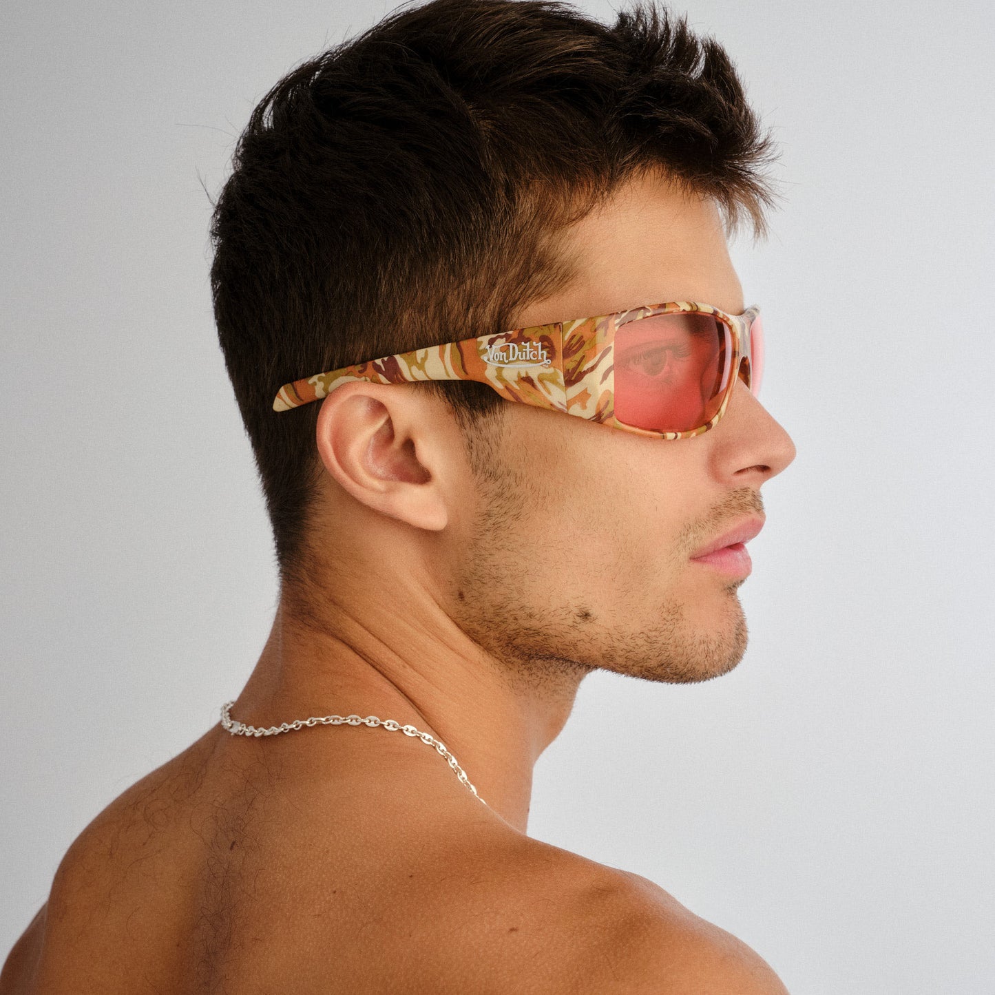 Outlawed Camo Print Uni-Sex Wrap Sunglasses | Aire