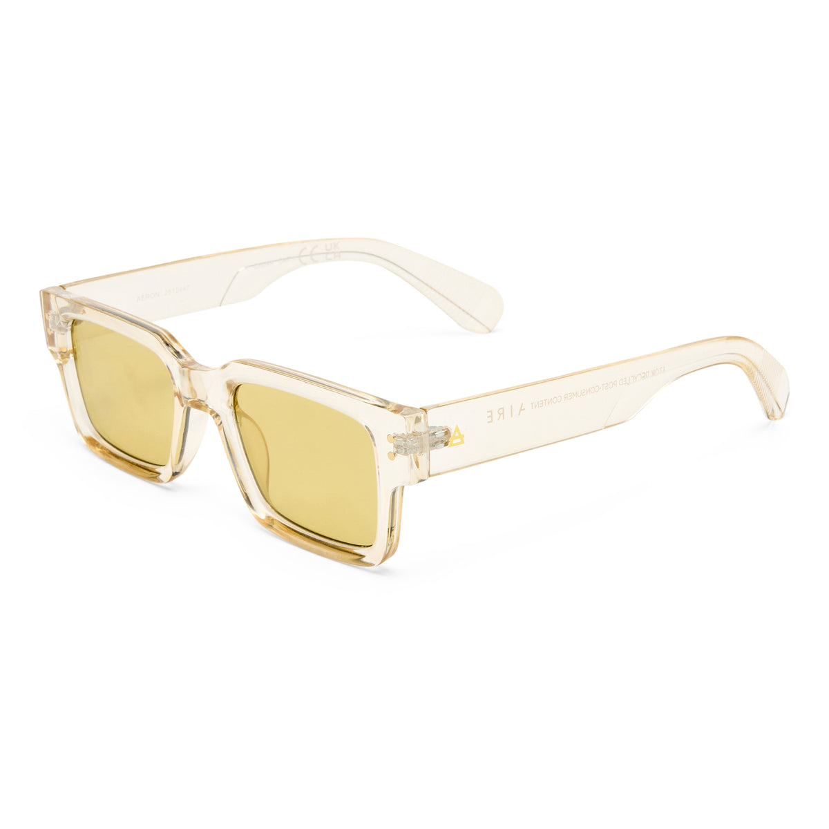 Aeron Sand Uni-Sex Rectangle Sunglasses | Aire