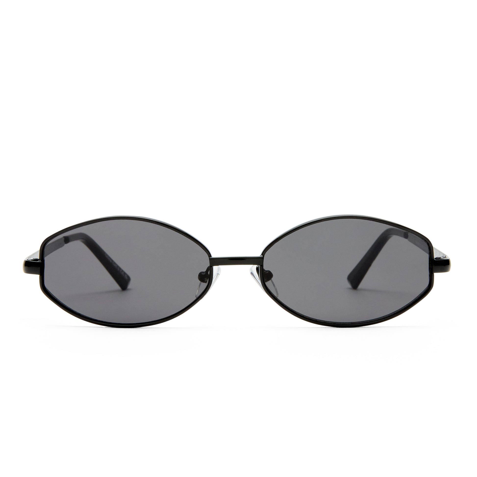 Objective Black Female Oval Sunglasses | Aire