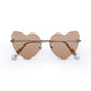 Cosmic Love Gold Marble Female Cat-Eye Sunglasses | Aire